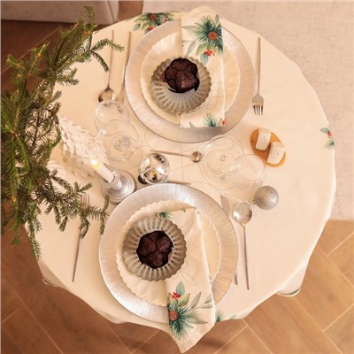 Набор сервировочных салфеток "Этель" New Years treat 40х40 см,4 штуки 100% хлопок, саржа 190гр/м2