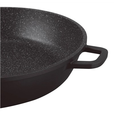 818-008 Сотейник 2,6л с крышкой 24см в под.уп.(х6)Алюминий