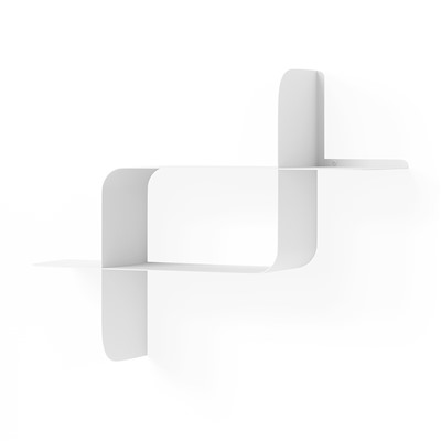 Набор металлических настенных полок Montage, 2 шт., белый