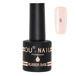 Базовое покрытие OU Nail Rubber Base № 6 8 ml