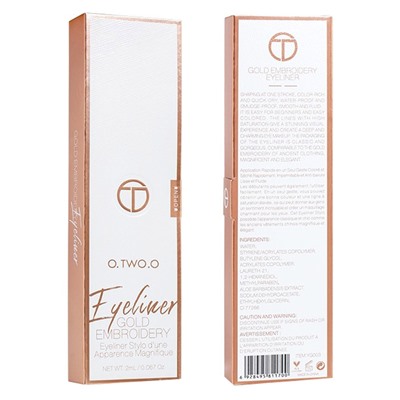 Подводка O.TWO.O Gold Embroidery Eyeliner 2 ml
