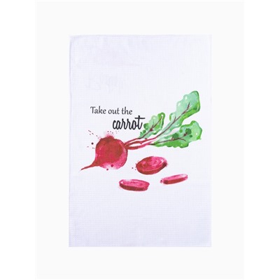 Полотенце Доляна Beet, 40×60±3 см, 100% п/э, микрофибра