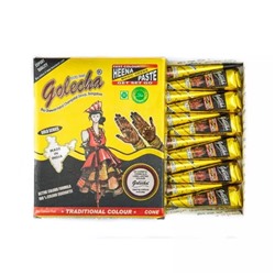 Мехенди: черная хна для рисования (12 кон), Mehandi Black, произв. Golecha