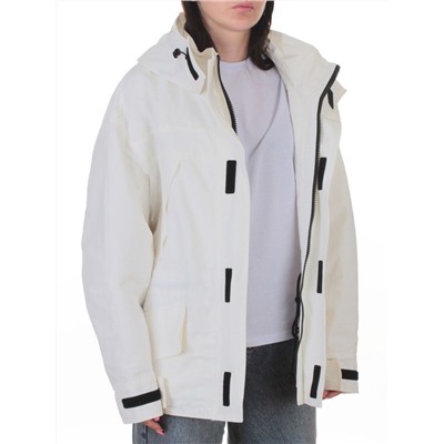 3090 WHITE Куртка демисезонная женская (100 гр. холлофайбер)