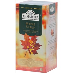 AHMAD TEA. Flavoured Collection. Maple Syrup 50 гр. карт.пачка, 25 пак.