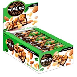 Батончик Nut&Go Almond & peanut 36 г (упаковка 18 шт)/КДВ