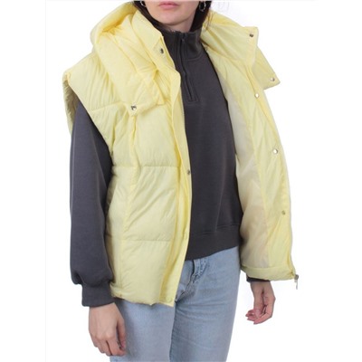 24001 YELLOW Жилет утепленный женский (100 гр. холоффайбер)