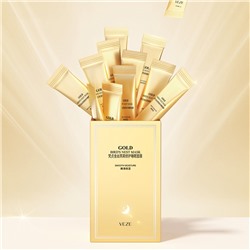 Ночные маски для лица с золотом, ласточкиным гнездом и женьшенем VEZE, 20 шт.