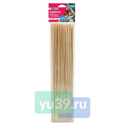 Шампуры для шашлыка (длинные), бамбук, d=3мм-400мм, 1/100