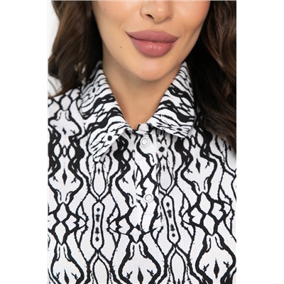 Поло Тренди (белое/узор) Б14094-10М