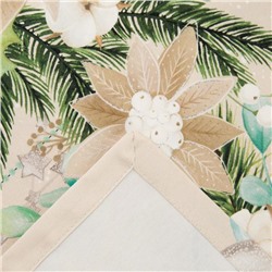 Скатерть новогодняя «Этель» Beautiful Сhristmas 149×180 см с ГМВО, 100% хлопок, 190 г/м²