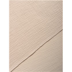 Полотенце - уголок муслиновое Крошка Я, 75×75 см, 100% хлопок, 120 г/м², бежевое