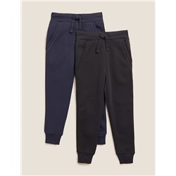 2pk Cotton Joggers (2-7 Yrs)