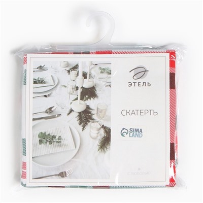 Скатерть «Этель» Нoliday decoration 149×110 см, 100% хлопок, репс 210 г/м²