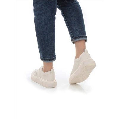05-PDL255-2 BEIGE Кроссовки женские (натуральная кожа)