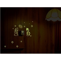 Набор наклеек на выключатель  (светятся в темноте)