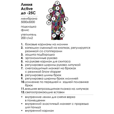 Комбинезон зимний для девочки