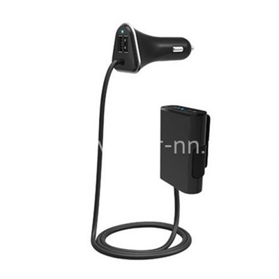 АЗУ 4 USB выхода (9600mAh) AWEI C-400 провод 1.8м. (черный)
