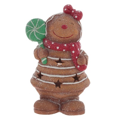 GAEM Фигурка декоративная с подсветкой "Пряник", L25 W15 H40,5 см (3хAAА н/п)