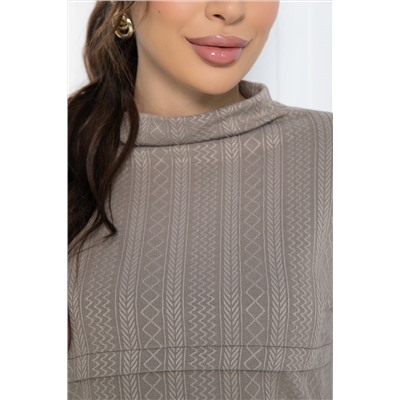 Платье Нарина (коричневое) П12049