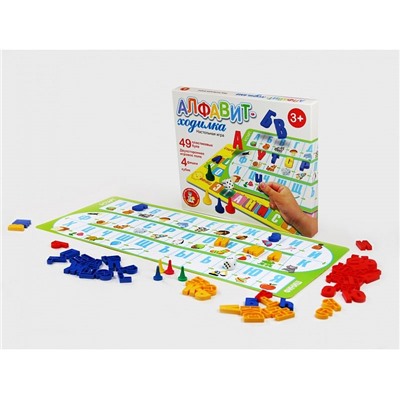 Игра настольная ходилка "Алфавит" 04380