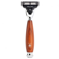 Muhle VIVO 3-Klingen-Rasierer Pflaumenholz  VIVO бритва с 3 лезвиями из сливового дерева