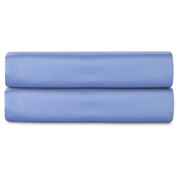 Простыня на резинке из сатина сиреневого цвета из коллекции Essential, 200х200х30 см