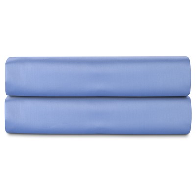 Простыня на резинке из сатина сиреневого цвета из коллекции Essential, 200х200х30 см