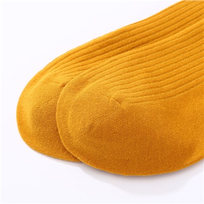 Haichin Colored cotton knee socks, mid-length, absorbs sweat and smell, wholesale