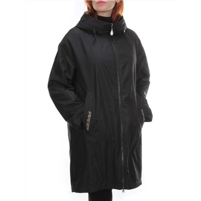 2122 BLACK Куртка демисезонная женская Parten (50 гр. синтепон)