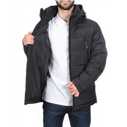 4707 BLACK Куртка мужская зимняя ROMADA (200 гр. холлофайбер)
