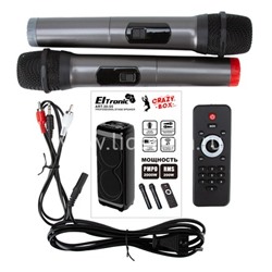 Колонка 15" (30-55 CRAZY BOX 2000) динамик 2шт/15" ElTRONIC с TWS