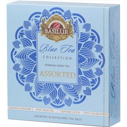 BASILUR. Tea Blue. Assorted карт.упаковка, 40 пак.