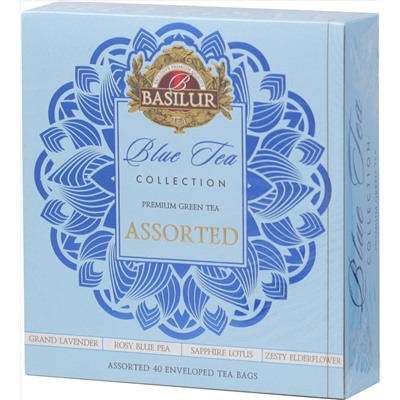 BASILUR. Tea Blue. Assorted карт.упаковка, 40 пак.