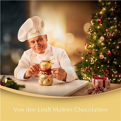 Lindt Mini-Tisch-Adventskalender Weihnachtsmarkt 115g, Линдт Адвент-календарь 2025 Рождественская ярмарка, 24 конфеты, 19см х 19см, 115 грамм