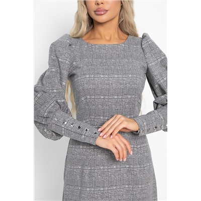 Платье Фелиция (серое) П14989-45М