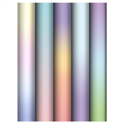 Бумага упаковочная 70*100см MESHU "Gradient" 80г/м2 ассорти 5диз MS_62832/Россия