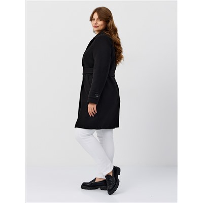 Пальто женское демисезонное 25570 (черный)