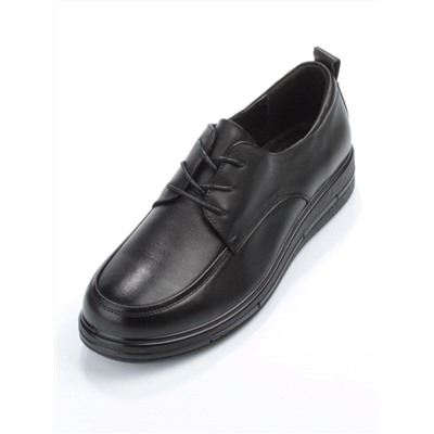 03-5067 BLACK Полуботинки женские (натуральная кожа)