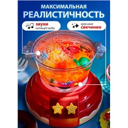 Набор для создания слаймов для детей и взрослых, слайм-кухня красная