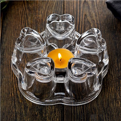 Подставка под заварочный чайник стеклянная "Aroma", 12,5*5*14см