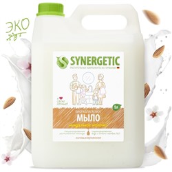 Жидкое мыло Synergetic «Миндальное молочко», 5 л