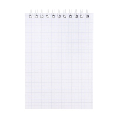 Блокнот А6, 40 листов в клетку, Floral notebook, на гребне, МИКС