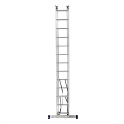 Лестница, 3 х 13 ступеней, алюминиевая, трехсекционная, Сибртех