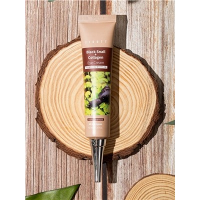 Jigott Крем для кожи вокруг глаз с коллагеном и экстрактом черной улитки / Black snail + Collagen Eye Cream, 40 мл