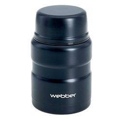 Термос WEBBER SSV-0500/25N пищевой с колбой нерж 500 мл с ложкой Черный (30) оптом