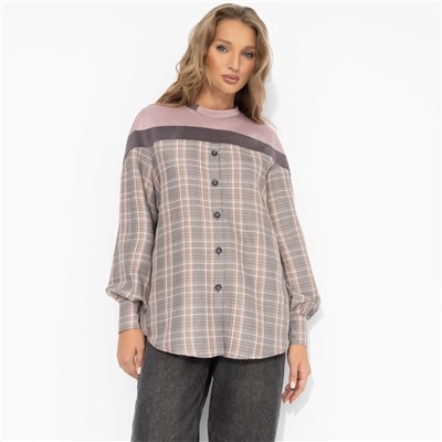 Свитшот комбинированный с замшей, Всплеск эмоций (восхищение)