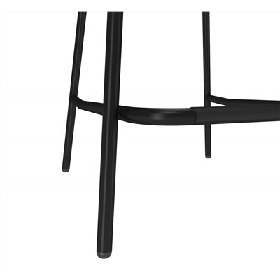 Стул полубарный SHT-ST19/S29-1 белый
                        белый / черный муар