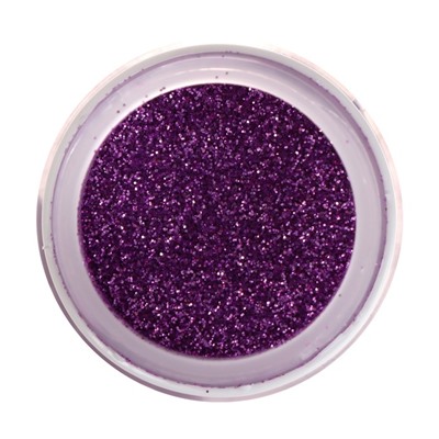 Декоративные блёстки LUXART LuxGlitter (сухие), 20 мл, размер 0.2 мм, фиолетовые