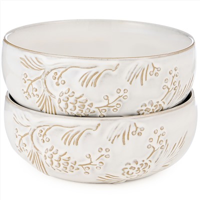 НАБОР САЛАТНИКОВ КОЛЛЕКЦИЯ "PINE CONES", 2 ШТ. / 16,7*16,5*6,9 СМ, 1000 МЛ